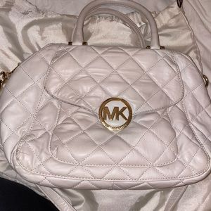 Michael Kors cream bag